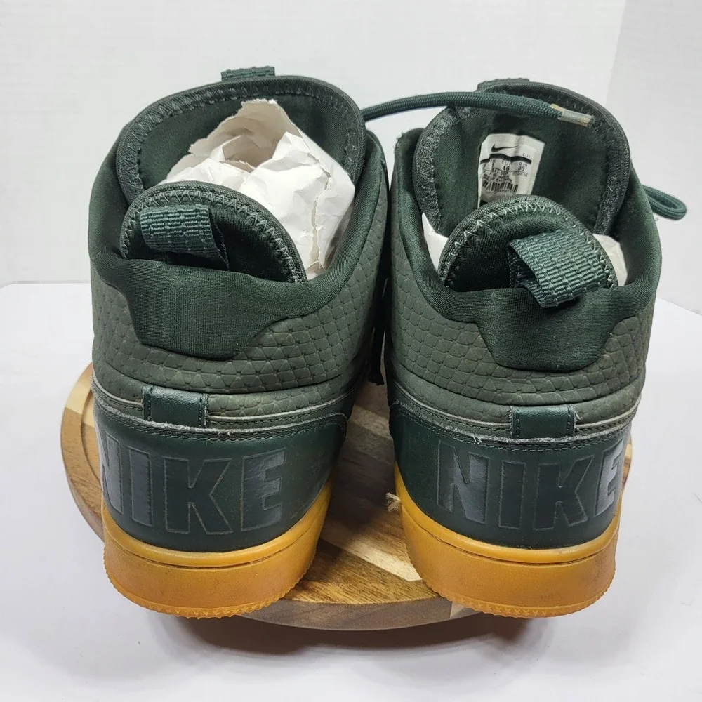 Nike Men Court Borough Mid Winter Outdoor Green Weather Resistant Sneakers Sz 12